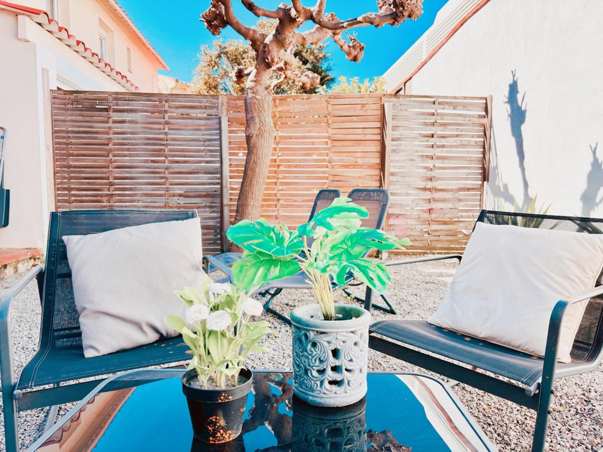 Appartement Avec Jardin Privatif A 300M De La Plage *2* Canet-en-Roussillon Exteriör bild